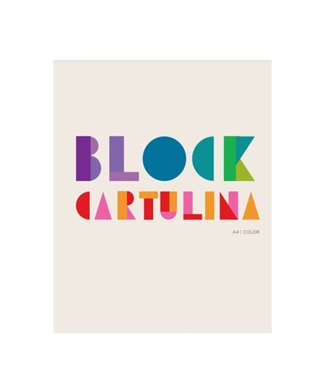 Block cartulina color Ilustra 20 hojas