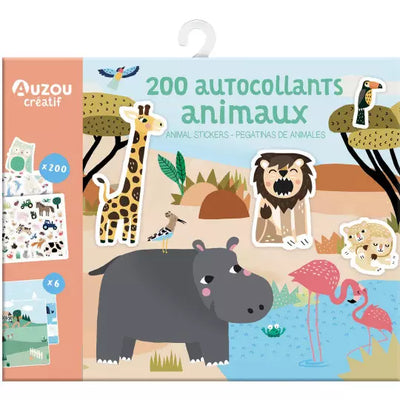 Pack 200 stickers animales - Auzou