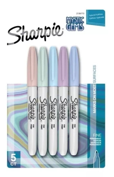 Marcador Sharpie x5 pastel colores místicos