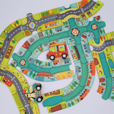 Puzzle Circuito de Autos