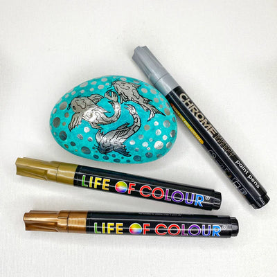 Marcadores Acrilico 3mm - 3 colores Life Of Colour