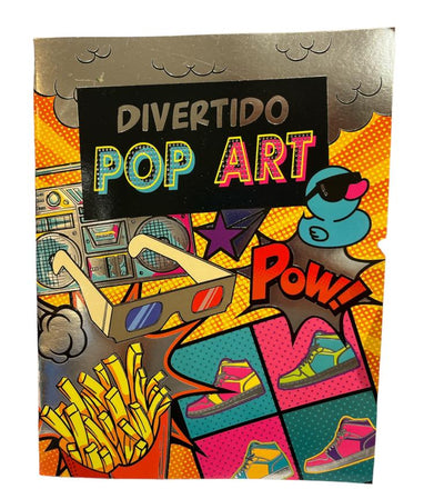 Libro para colorear pop art