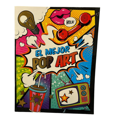 Libro para colorear pop art