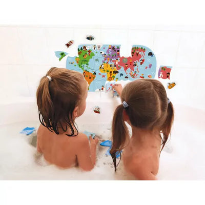 Mapa del mundo de baño- Janod