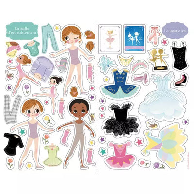 Pack 200 stickers bailarinas - Auzou