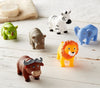 Set juguetes animales selva para baño