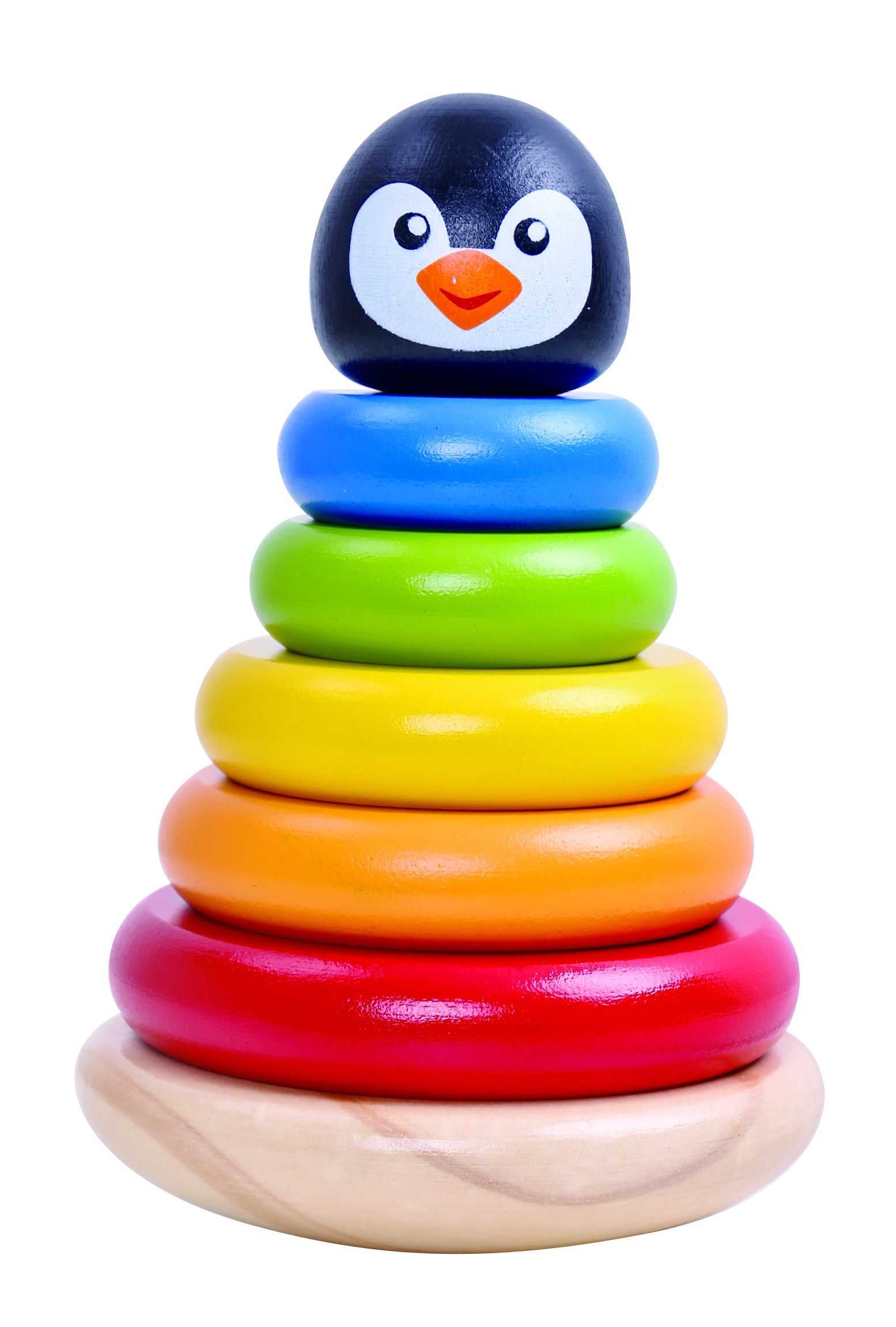 Torre pingüinos madera