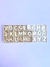 Letras en MDF - 130 letras