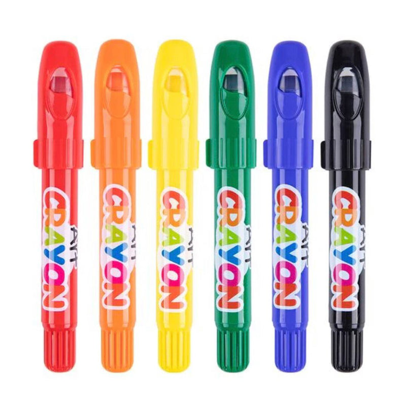Silky crayons 6 colores New packaging